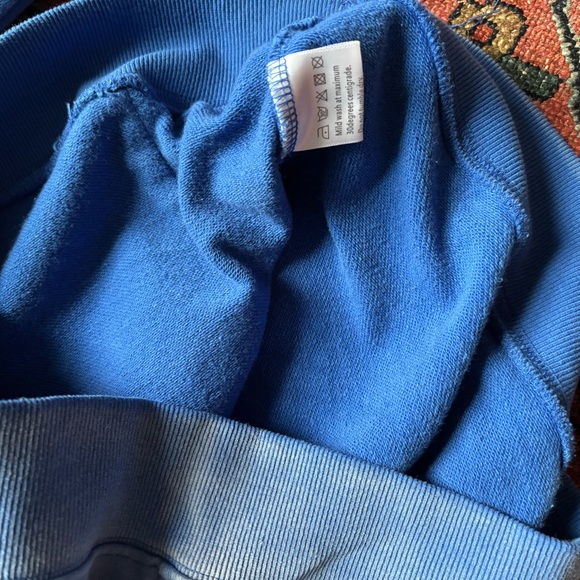 AUTH Who Decides War Washed Blue Graphic Hoodie - SMALL - Picture 8 of 11
